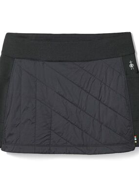 Smartwool Women's SZ L Smartloft Skirt Insulated Pull-On Black Wool Blend NEW